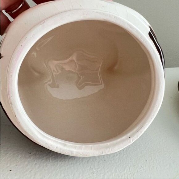 VTG 70's Style OWL Cookie Jar With OWL Plate Lot - Picture 9 of 12